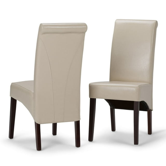 Ens. de 2 chaises à dîner luxueuses Parson Franklin de WyndenHall