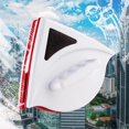 thumbnail image 1 of Magnetic Window Cleaner for 15-24mm Double Glazing with Strong Magnetic Ergonomic Handle Design-Red, 1 of 5