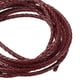 thumbnail image 3 of Cuero Cuerda, 2.19 Yardas 3mm Diámetro Trenza Cuerda Tira para Monedero Bolso Zapato Cordón Bricolaje Artesanía Pulseras Fabricación, Marrón, 3 of 7