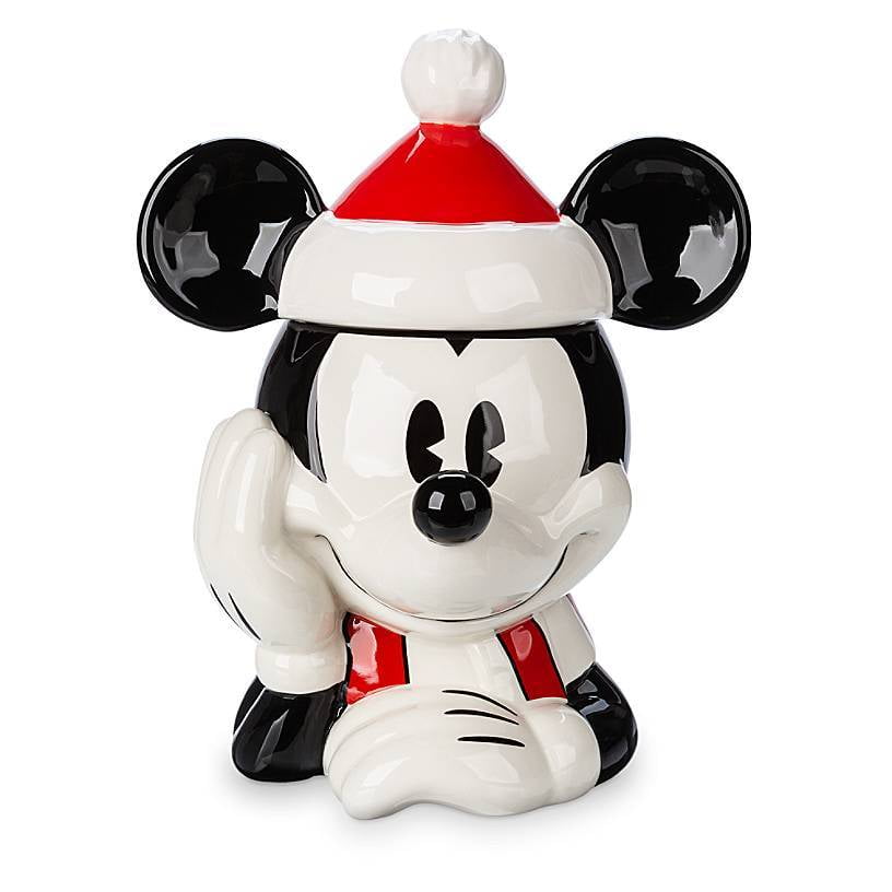 Disney Store Mickey Mouse Holiday Santa Cookie Jar New Walmart Com