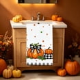 thumbnail image 3 of Fall Crop Pumpkins Kitchen Towels Set Cotton Terrycloth Decorative Kitchen Towels 16x28in Highly Absorbent Quick Dry Soft Lint Free for Kitchen Cleaning and Drying, 3 of 5
