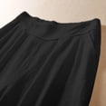 thumbnail image 4 of Edvintorg Cotton Linen Pants for Women High Waisted Pleated Flowy Loose Casual Palazzo Trousers with Pockets Plus Size Woman Clothes Black XXXL, 4 of 4