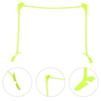 EXHUMKY Adjustable Height PVC Training Hurdles in Light Green for Soccer, Agility, Fitness, and Athletic Conditioning