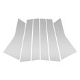 thumbnail image 1 of Moldura de ventana del pilar de la puerta Unique Bargains para Lincoln Navigator 2018-2022, pegatina anti-rayones para los postes de la puerta, cubierta exterior 8 Pcs patrón de fibra de carbono negro, 1 of 1