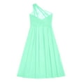 thumbnail image 5 of MSemis Kids Girls Flower Wedding Dress Bridesmaid Princess Romper Party Dress Mint Green 6, 5 of 6