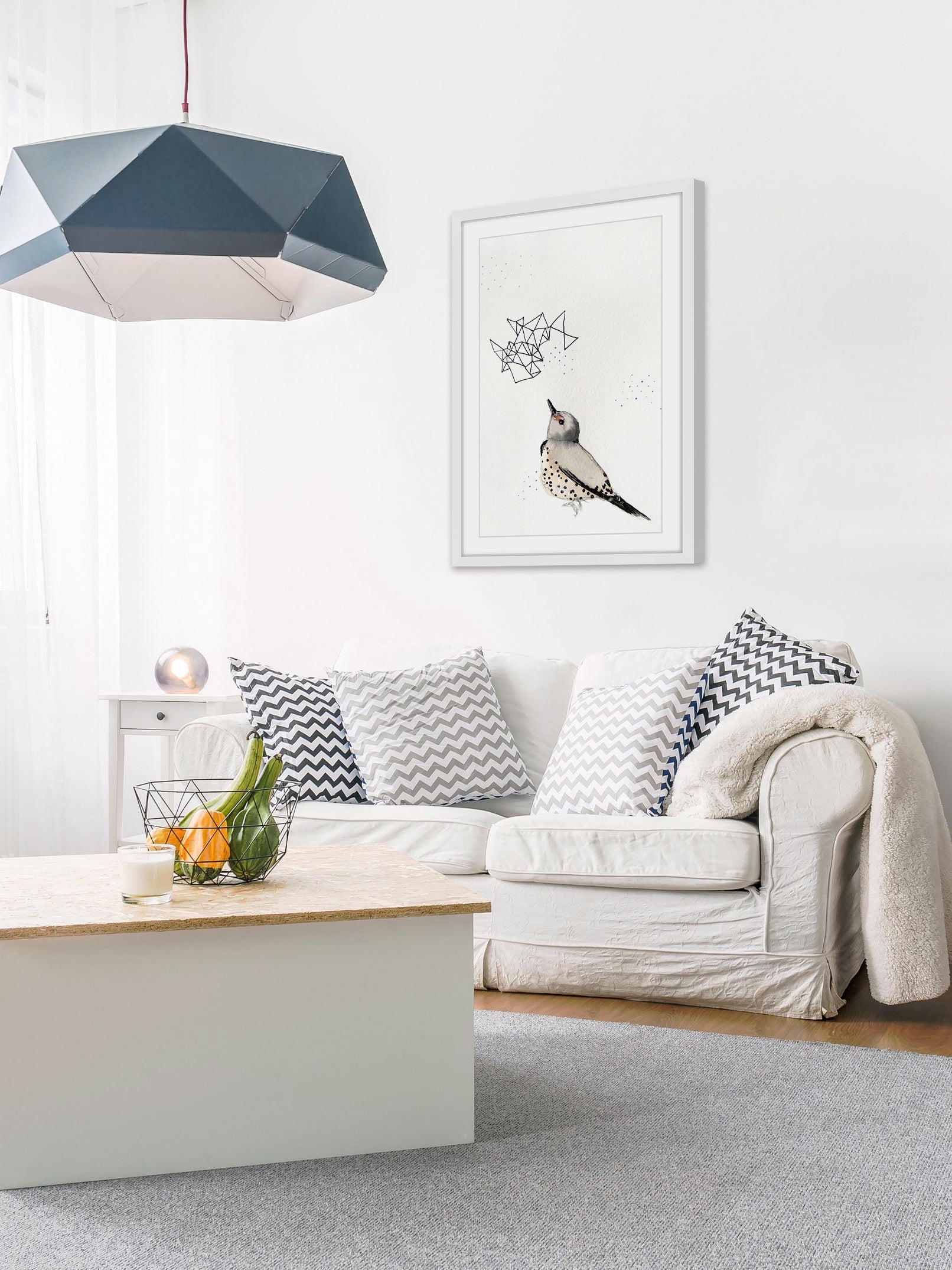 "Northern Flicker" Framed Painting Print