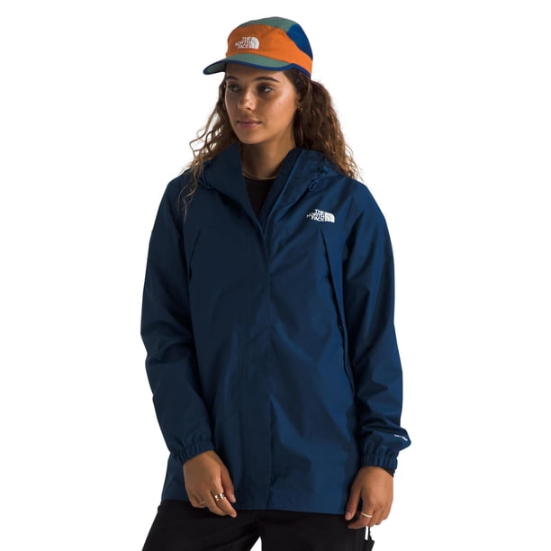 Parka impermeable THE NORTH FACE Antora para mujer, color azul marino, talla XXS
