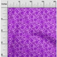 thumbnail image 1 of oneOone Cotton Silk Purple Fabric Florals Sewing Material Print Fabric By The Yard 42 Inch Wide-FT6, 1 of 4