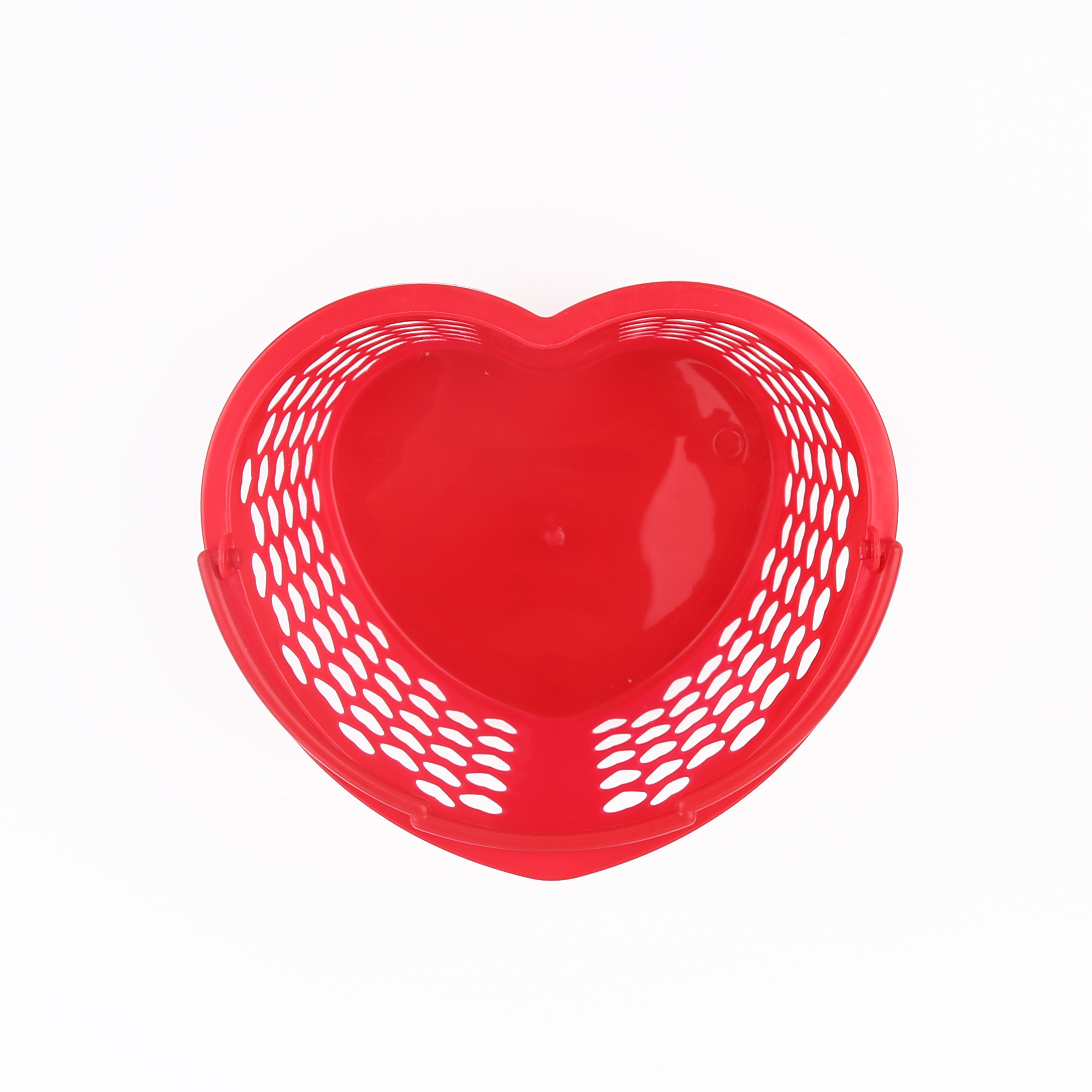 Way to Celebrate Valentine's Day Heart Basket, Red