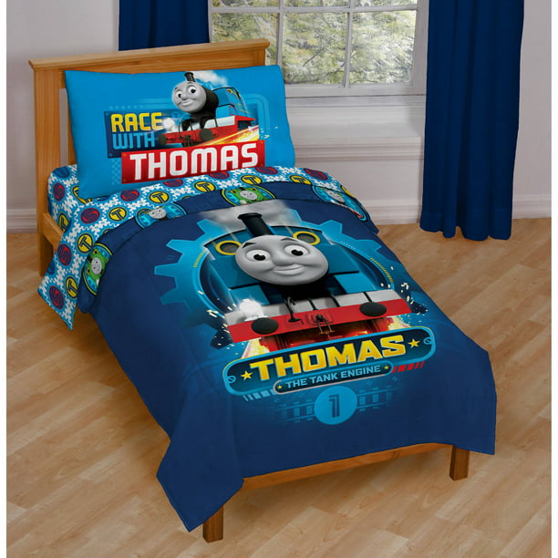Thomas And Friends 4 Piece Toddler, Thomas The Tank Engine Twin Bed Sheets