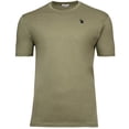 thumbnail image 1 of U.S. POLO ASSN. T-shirt pour Homme – jersey Cardé, Col Rond, logo Brodé, Vert Coton, 1 of 3