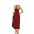 thumbnail image 5 of Maxcozy Women Sleeveless Nightgown Spaghetti Strap Long Sleepwear Nightshirt Lounge Dresses, 5 of 6