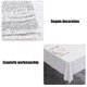 thumbnail image 5 of Rectangular Tablecloth Glitter Wedding Glitter For Wedding Parties 47x71 Inches In A Variety Of Colors, 5 of 6