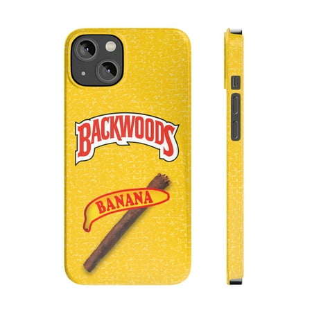 iPhone Slim Case Backwoods Banana Back Woods Yellow Flavor Trendy Gift - iPhone 14