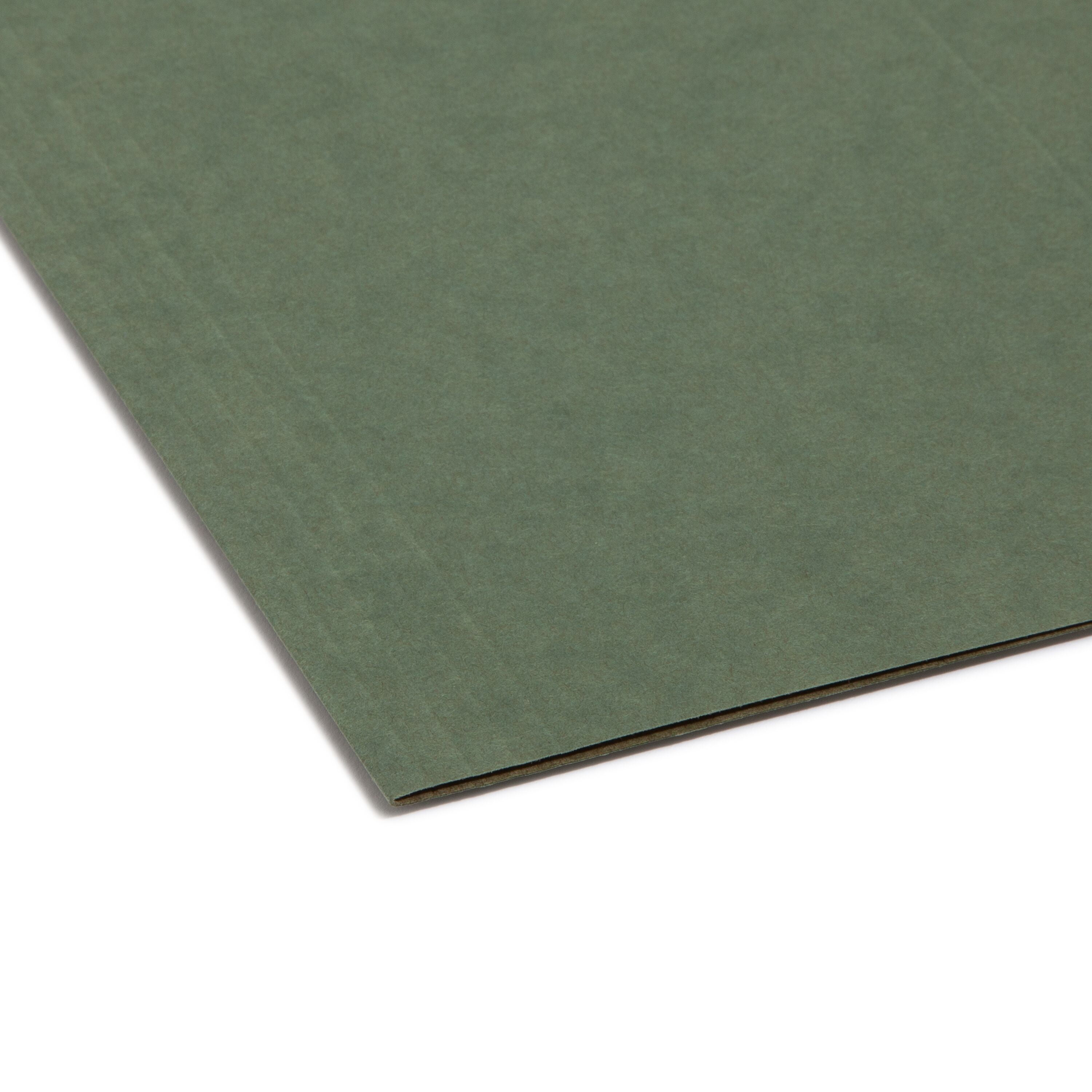 Smead Hanging Folders 1/5 Cut Tabs Standard Green 25 Per Box Letter (64055)