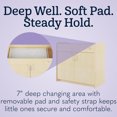 thumbnail image 5 of Foundations SafeSwing Changing Table, Built-In Storage, Soft-Close Hinges, Natural, 5 of 7