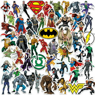  Batman - Character Poses 50CT Sticker Pack Large Deluxe Stickers  Variety Pack - Laptop, Water Bottle, Scrapbooking, Tablet, Skateboard,  Indoor/Outdoor - Set of 50