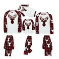 thumbnail image 3 of LSLJS Christmas Family Pajamas Matching Sets, Matching Family Christmas Pajamas Set Christmas Pjs for Family Set Red Plaid Top and Long Pants Sleepwear Sets for Holiday Xmas Sleepwear Set, 3 of 3