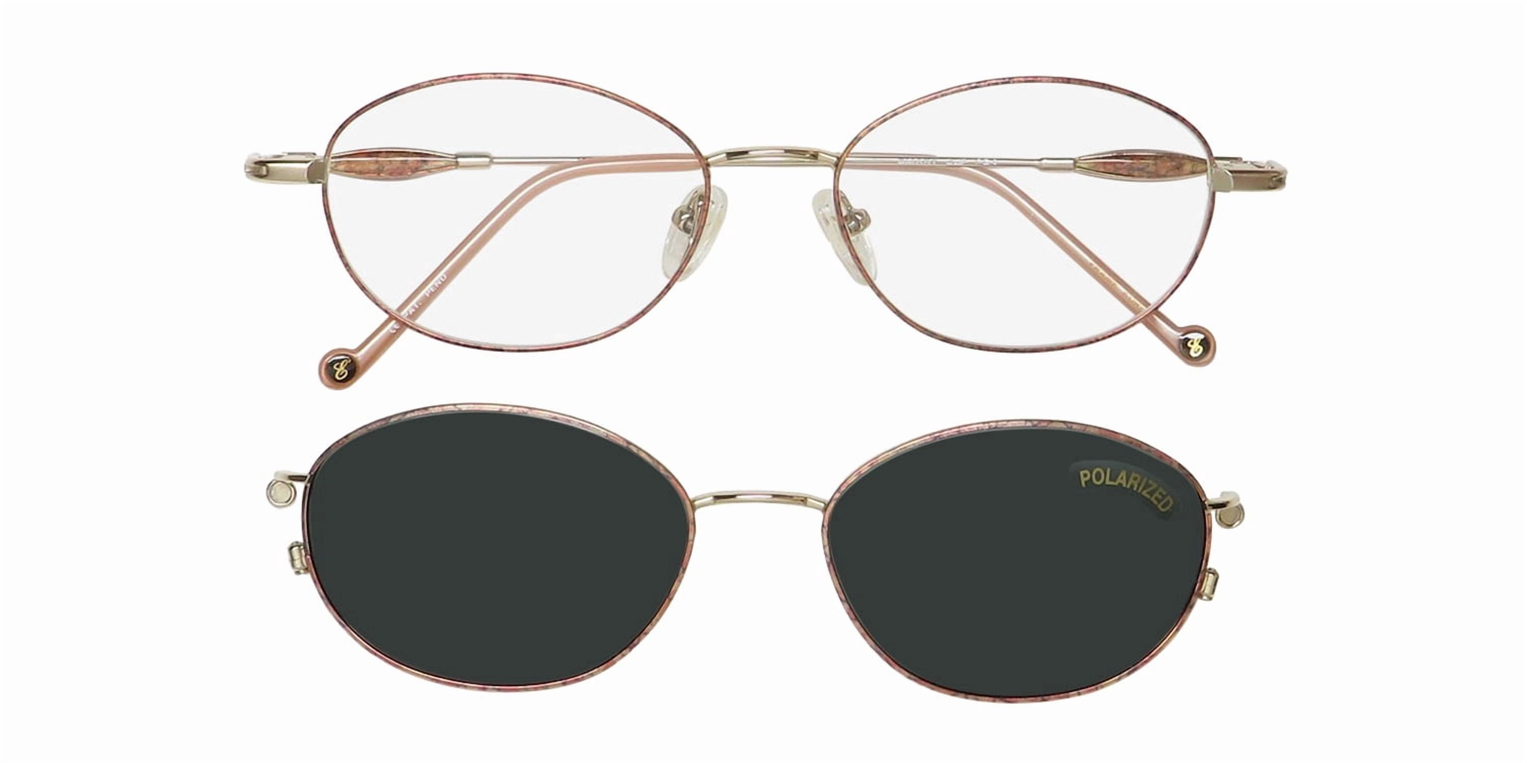 SMARTCLIP 234 EYEGLASS FRAME/GLASSES FULL-RIM WITH OPTIONAL SUNGLASS CLIP-ONS
