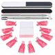 thumbnail image 1 of Juego de herramientas para quitar uñas, juego de 6 piezas para quitar uñas, toalla para quitar uñas, tira para frotar y pulir, 1 of 2