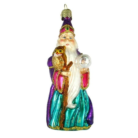 Wizard Ornament, The world's best-loved mouth-blown figural glass ornament collections By Old World Christmas Ship from (Best Ship In The World)