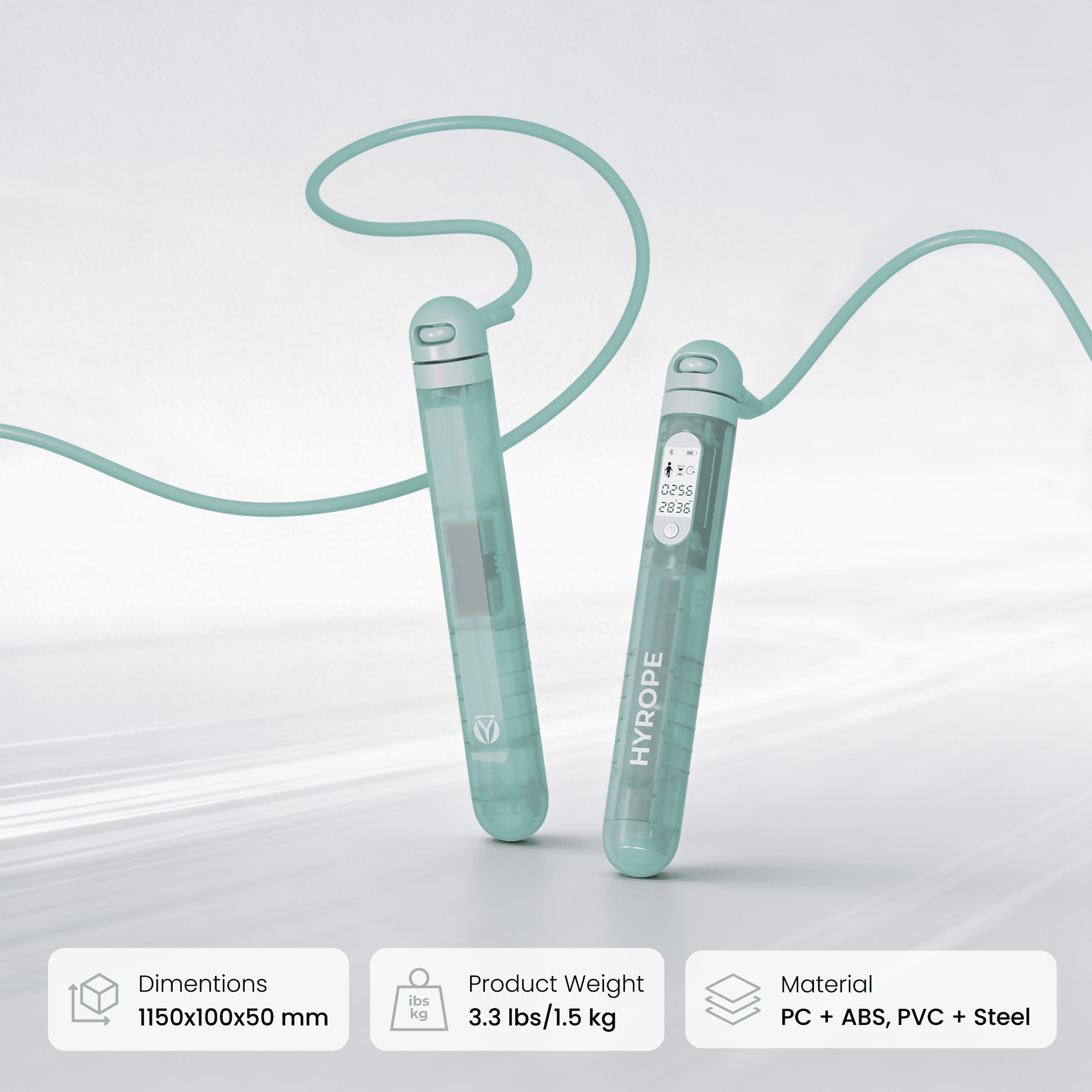 Smart Jump Rope with AI Powered Fitness Tracking,  Lifetime Fitness App Access, Adjustable for Men, Women, Cardio Workout, Weight Loss, Home Gym Exercise Equipment, Cordless Skipping Balls Included
