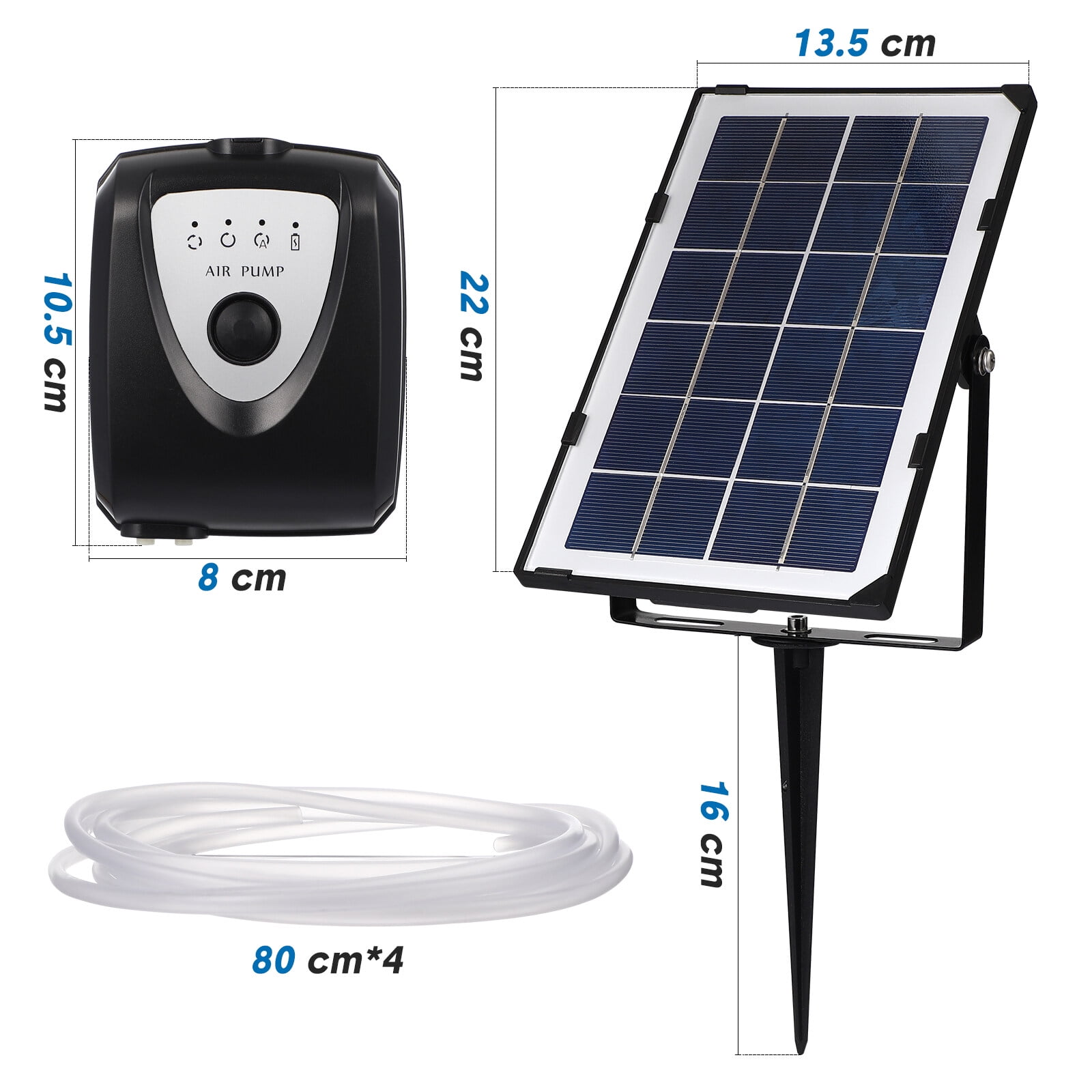 Solar Aerator for Pond Useful Reusable Premium Solar Air Pump Kit Solar Air