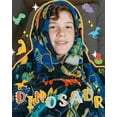 thumbnail image 2 of Dinosaur Blanket Soft Throw Toddler Fleece Blanket 40x50 Inches - Flannel Blanket for Boys and Girls,Cute Cartoon Design,Ideal for Crib, Bed, Travel, for Christmas,Birthday,Easter, 2 of 5