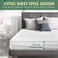 thumbnail image 2 of Mattress Protector, Deep Pocket Cover for Mattresses, Absorbent Fitted Sheet Ensuring Quiet and Breathable Nights, Hypoallergenic Fitted Mattress Cover with 100% Waterproof TPU, 2 of 5