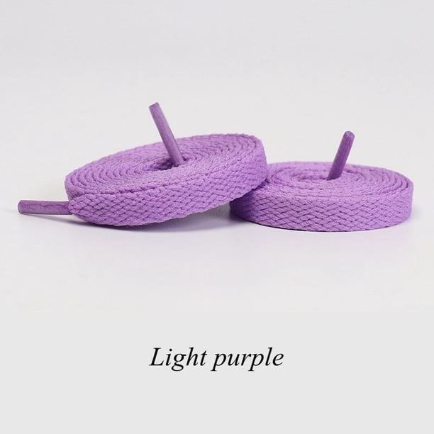1 par de cordones planos para zapatos, cordones clásicos para zapatos, cordones deportivos sólidos a la moda, cordones para zapatos Unisex informales, accesorios para zapatos de 140cm Gao Jinjia LED