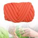 thumbnail image 1 of Hilo grueso, hilo grueso voluminoso, hilo de tubo de ganchillo lavable 500G, hilo tubular Jumbo para manta, manta, cama para mascotas, tejido, Naranja Macarena hilo grueso, 1 of 8