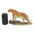 thumbnail image 6 of Wild Animal Kingdom Leopard Walking On Forest Trail Statue Giant Cat Figurine, 6 of 8