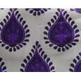 thumbnail image 5 of oneOone Georgette Viscose Purple Fabric Block Craft Projects Decor Fabric Printed By The Yard 42 Inch Wide-B7, 5 of 5