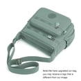 thumbnail image 4 of Pealwel Bolso de hombro para mujer, espacioso, con múltiples bolsillos, bolso cruzado para mujer, bolso con asa superior, 4 of 5
