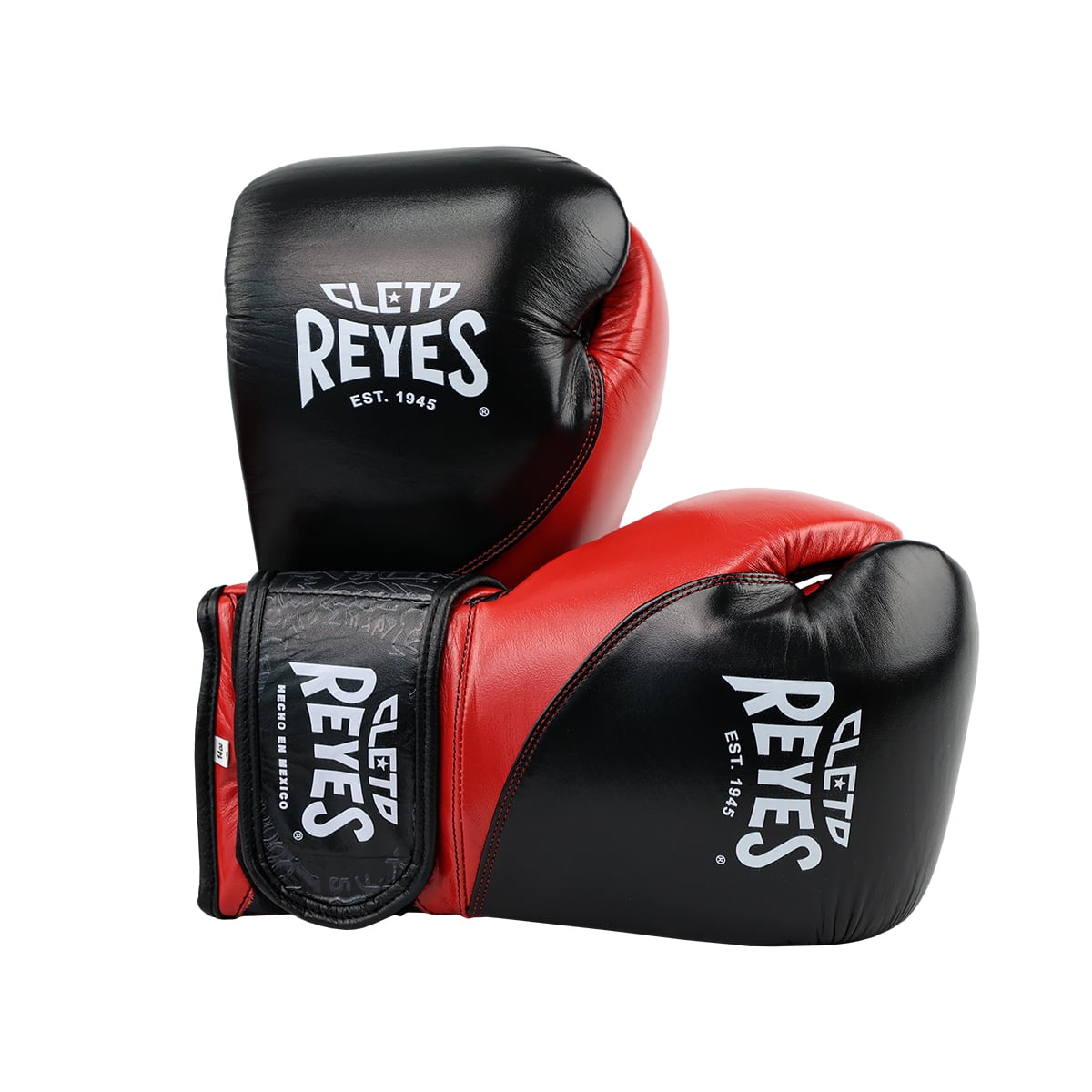 Cleto Reyes High Precision Boxing Gloves for Men and Women (16 oz, Black/Red)