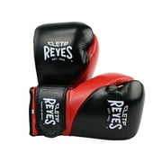 Cleto Reyes High Precision Boxing Gloves for Men and Women (12 oz, Black/Red)