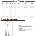 thumbnail image 3 of LLYwey Pajama Pants Women Women Ladies Solid Pants Streetwear Elastic Pocket Frenulum Loose Jogger Short Pants Work Cargo Pants Female Long Pant Style H1823 Green XXL, 3 of 5