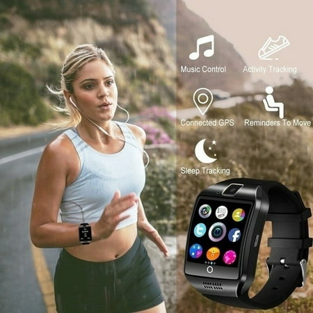 New Q18 Smart Watch for Android Samsung iPhone Phones Compatible Quad Band Unlocked Watch Cell