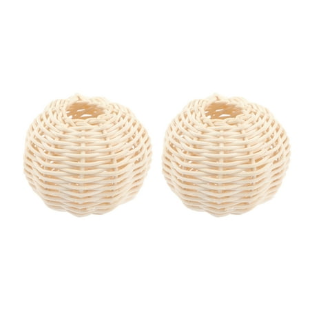 

NUOLUX Lamp Shade Rattan Pendant Shade Light Covertable Ceiling Chandelier Shades Wicker Woven Lampshade Lighting Drum Lamps