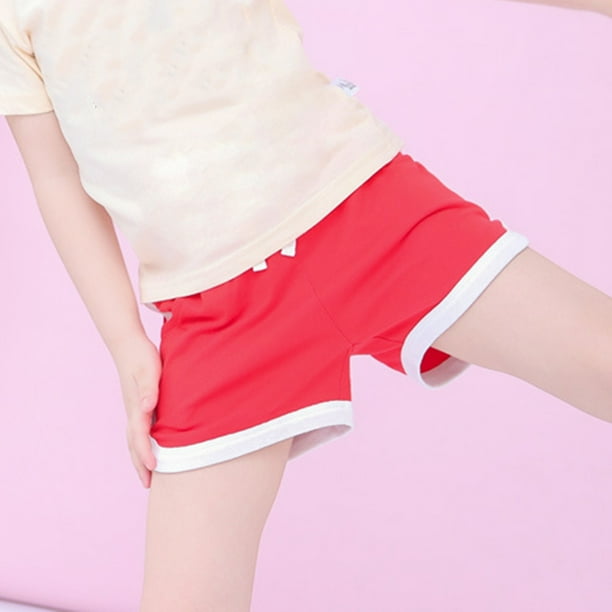 Odeerbi 1-6 Años de Fallas de Algodón Dophin Shorts Yoga Pantalones Cortos de Yoga Lindos Shorts Transpirables Casuales