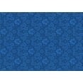 thumbnail image 1 of Ahgly Company Machine Washable Indoor Rectangle Transitional Blueberry Blue Area Rugs, 5' x 8', 1 of 7