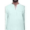 thumbnail image 4 of Atasi Solid Traditional Kurta For Men Chinese collar Long Shirt Ethnic Clothing, 4 of 7