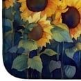 thumbnail image 2 of Carolines Treasures DAC1614DDM 21 x 14 in. Sunflowers in Watercolor Dish Drying Mat, 2 of 5