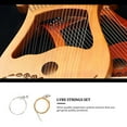 thumbnail image 2 of CTIRCHIU 1 Set of Lyre Parts Replacement Strings Musical Instrument Accessories Copper Silver, 2 of 8