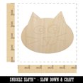 thumbnail image 2 of Happy Cat Face Doodle Wood Shape Unfinished Piece Cutout Craft DIY Projects - 4.70 Inch Size - 1/8 Inch Thick, 2 of 7