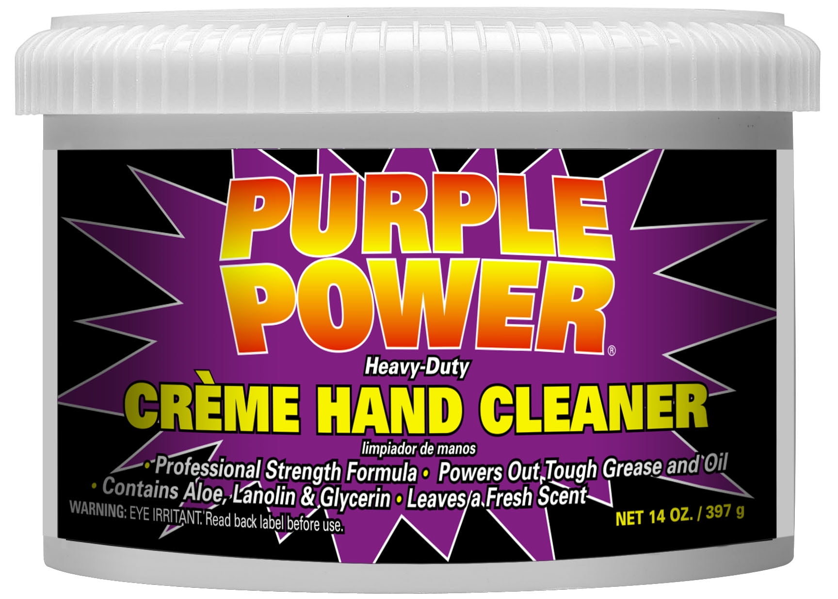 Purple Power Heavy Duty Creme Hand Cleaner, 14 oz