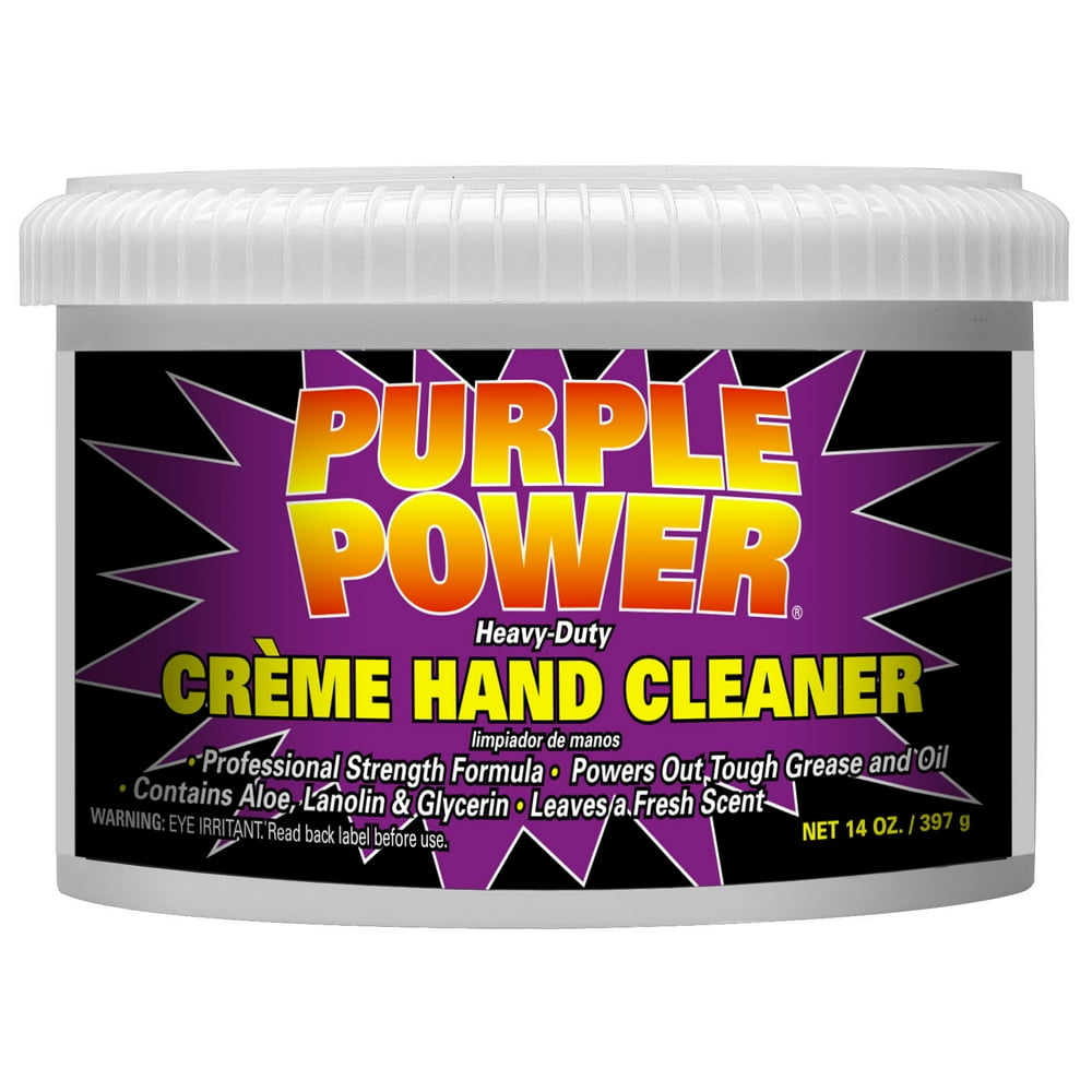 Purple Power Heavy Duty Creme Hand Cleaner, 14 oz