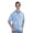 Megalodon Ocean Blue, variant on Monster Jam Toddler Boys' Short Sleeve Button Down Shirt Megalodon Sky Blue