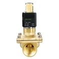 thumbnail image 3 of U.S. Solid Electric Solenoid Valve Semi-direct Lift VITON Seal Normally Open AC 110V Brass 1 inch, 3 of 6