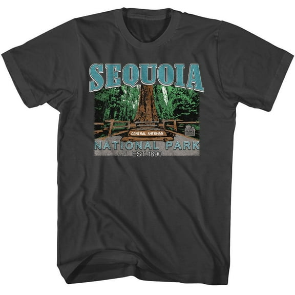 National Parks Sequoia Smoke Adult T-Shirt